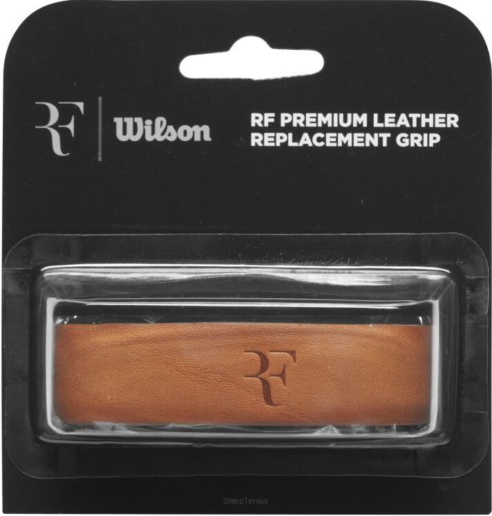 Owijka bazowa Wilson RF Premium Leather Replacement Grip 1P brązowa