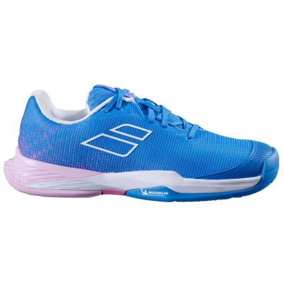 Buty tenisowe juniorskie Babolat Jet Mach 3 Clay french blue