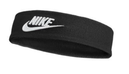 Opaska tenisowa Nike Classic Headband Wide Terry czarna