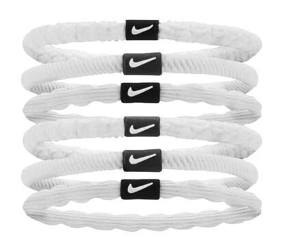 Gumki do włosów Nike Flex Hair Ties białe x6