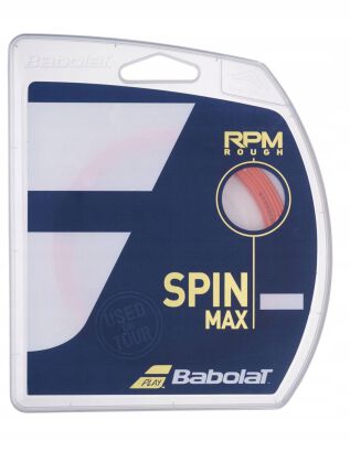 Naciąg Babolat Spin Max RPM ROUGH 1.25 Fluo Red