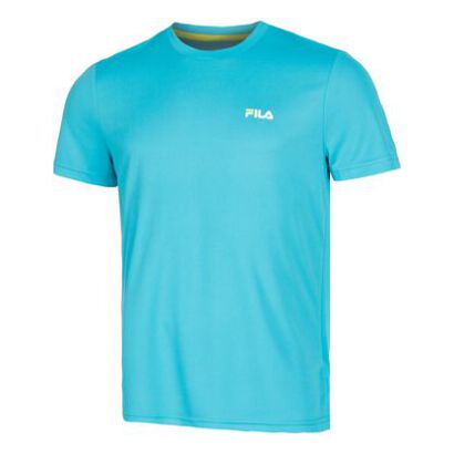 Koszulka tenisowa Fila Logo Small błękitna