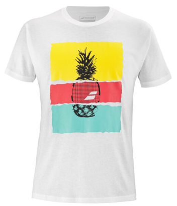 Koszulka tenisowa Babolat Exercise Message z ananasem