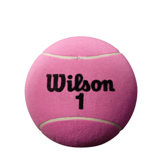 Piłka na autografy Piłka Wilson Roland Garros 9 Jumbo różowa