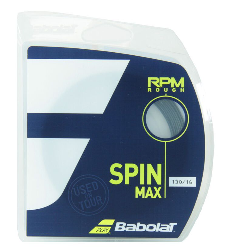 Naci g Babolat Spin Max RPM ROUGH 1.25 Black SklepTenisa.pl