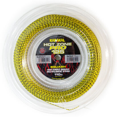 Naciąg do squasha Karakal Hot Zone Pro 1.25 czarno-żółty