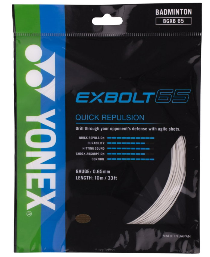 Naciąg do badmintona Yonex Exbolt 65