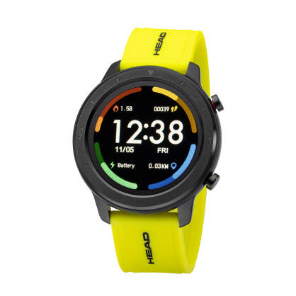 Zegarek sportowy smartwatch Head Moscow czarno-żółty