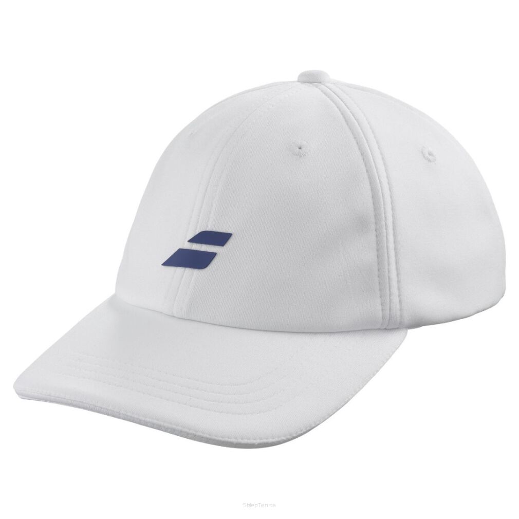 Czapka tenisowa juniorska Babolat Pure Logo Cap biała