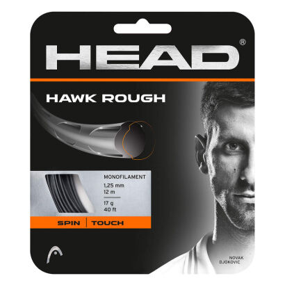 Naciąg tenisowy Head Hawk Rough 12m 1.25 antracyt 