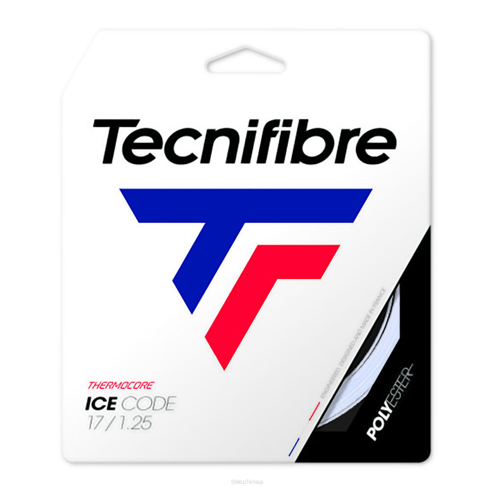 Naciąg tenisowy Tecnifibre Ice Code 1.25 biały