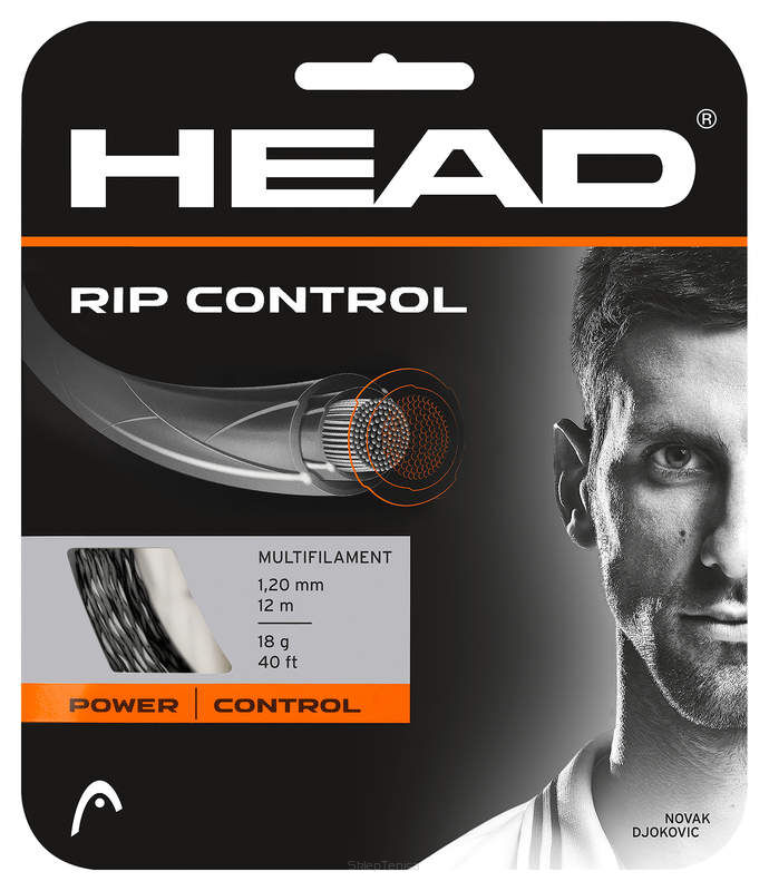 Naciąg tenisowy Head Rip Control 1.25 - czarno/biały