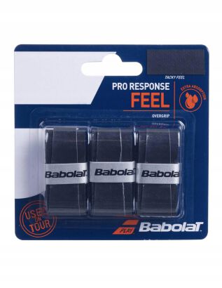 Owijka tenisowa Babolat Pro Response Feel czarne