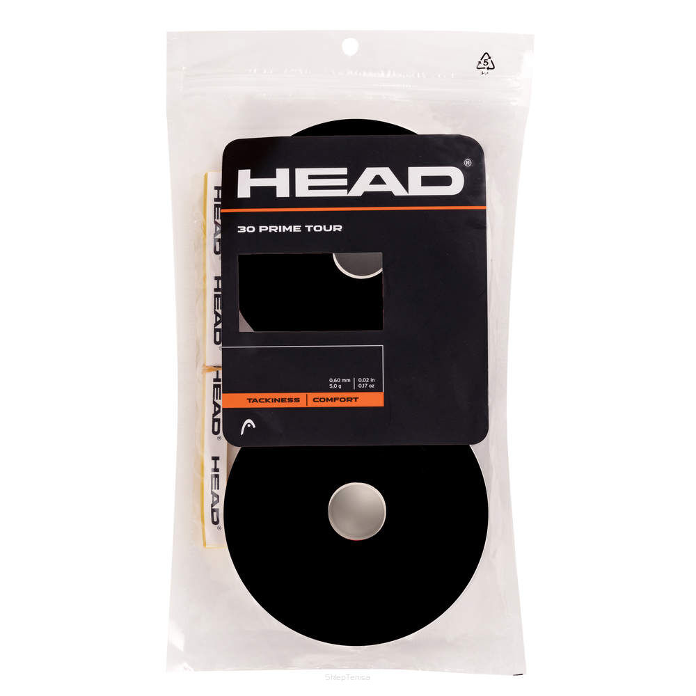 Owijki tenisowe wierzchnie Head Prime Tour x30 czarne