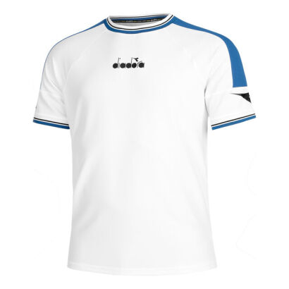 Koszulka tenisowa Diadora Icon Optical biała