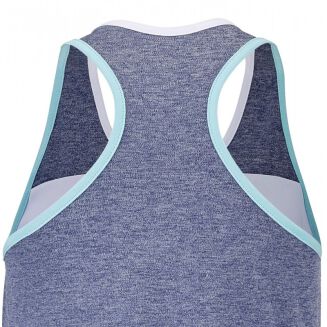 Top juniorski Babolat Play Tank Top Girl biało-niebieski