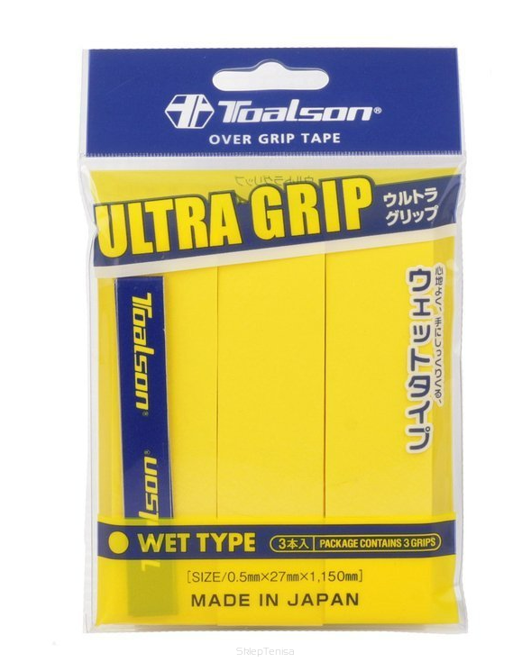 Owijka wierzchnia Toalson Ultra Grip 3P - żółta