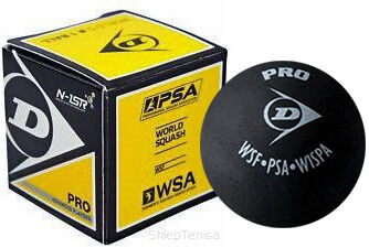 Piłka do squasha Dunlop Pro - podwójna żółta 1szt.