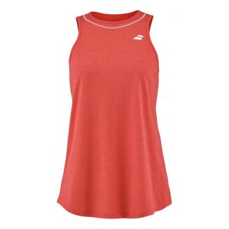 Top Babolat Exercise Cotton Tank czerwona