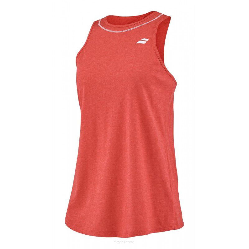 Top Babolat Exercise Cotton Tank czerwona