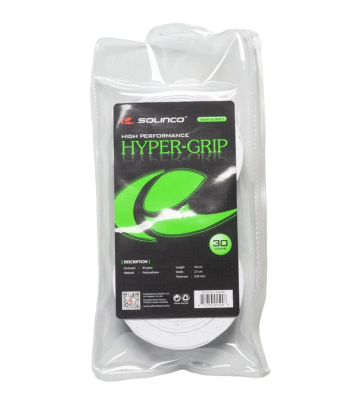 Owijka wierzchnia Solinco Hyper Grip 30P - białe