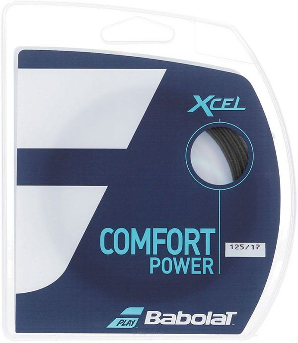 Naciąg tenisowy Babolat Xcel COMFORT POWER 1,25 czarny