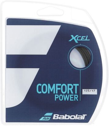 Naci g tenisowy Babolat Xcel COMFORT POWER 1.25 bia y SklepTenisa.pl