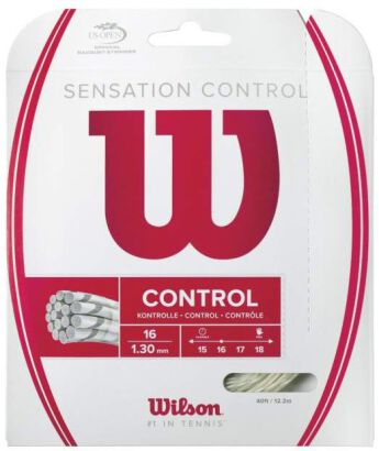 Naciąg tenisowy Wilson Sensation Control (12,2 m) 1,30mm - naturalny