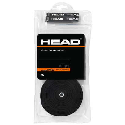 Owijki tenisowe Head Xtremesoft black 30P