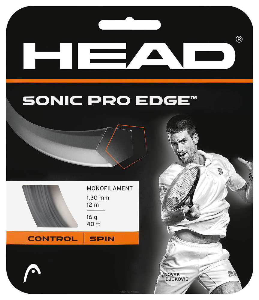 Naciąg tenisowy Head Sonic Pro Edge 12m 1.25 czarn