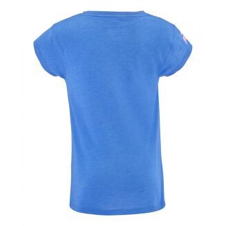 Koszulka tenisowa Babolat Exercise Cotton Tee Girl niebieska