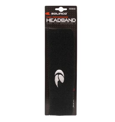 Frotka tenisowa na głowę Solinco Headband czarna
