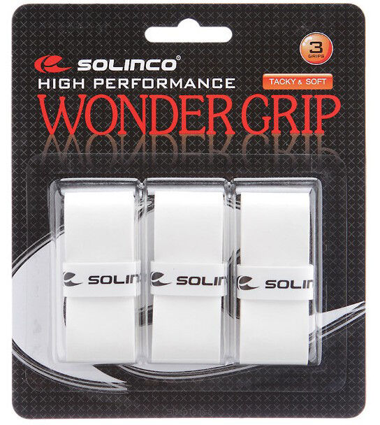 Owijka wierzchnia Solinco Wonder Grip 3P - białe