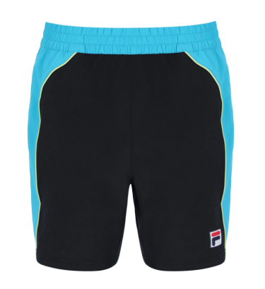 Spodenki tenisowe Fila Shorts Jack czarno-niebieskie