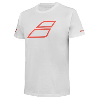 Koszulka tenisowa Babolat Strike Cotton Tee biała