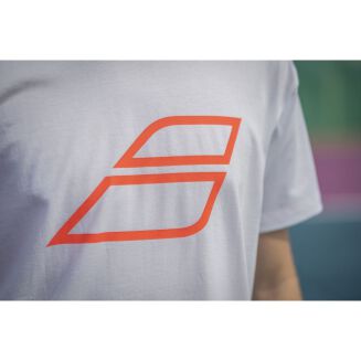 Koszulka tenisowa Babolat Strike Cotton Tee biała