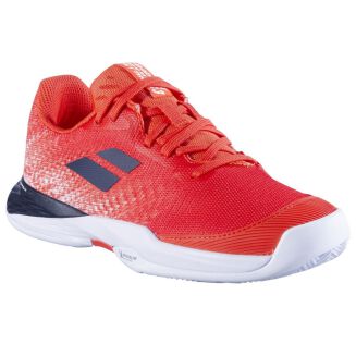 Buty tenisowe juniorskie Babolat Jet Mach 3 Clay - strike red