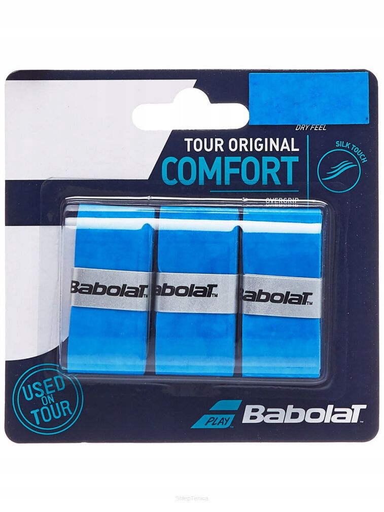 Owijka tenisowa Babolat Tour Original Comfort niebieska