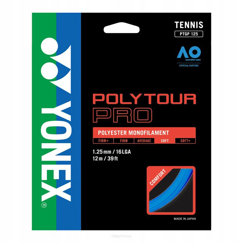 Naciąg tenisowy Yonex Poly Tour Pro 1.25 - niebieski