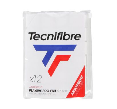 Owijka wierzchnia Tecnifibre Players Pro Feel 12P biała