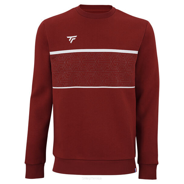 Bluza tenisowa Tecnifibre Team Sweater bordowa