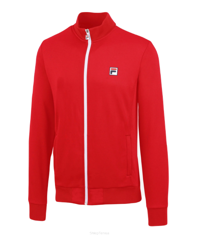 Bluza tenisowa Fila Jacket Manuel czerwona