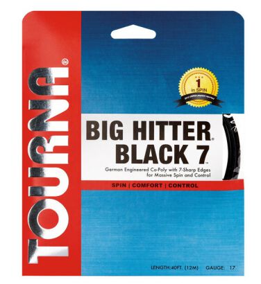 Naciąg tenisowy Tourna Big Hitter Black 7 1.25 - czarny