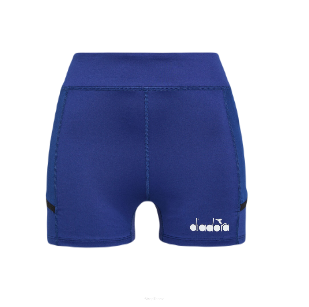 Spodenki tenisowe Diadora Short Tights Pocket niebieskie