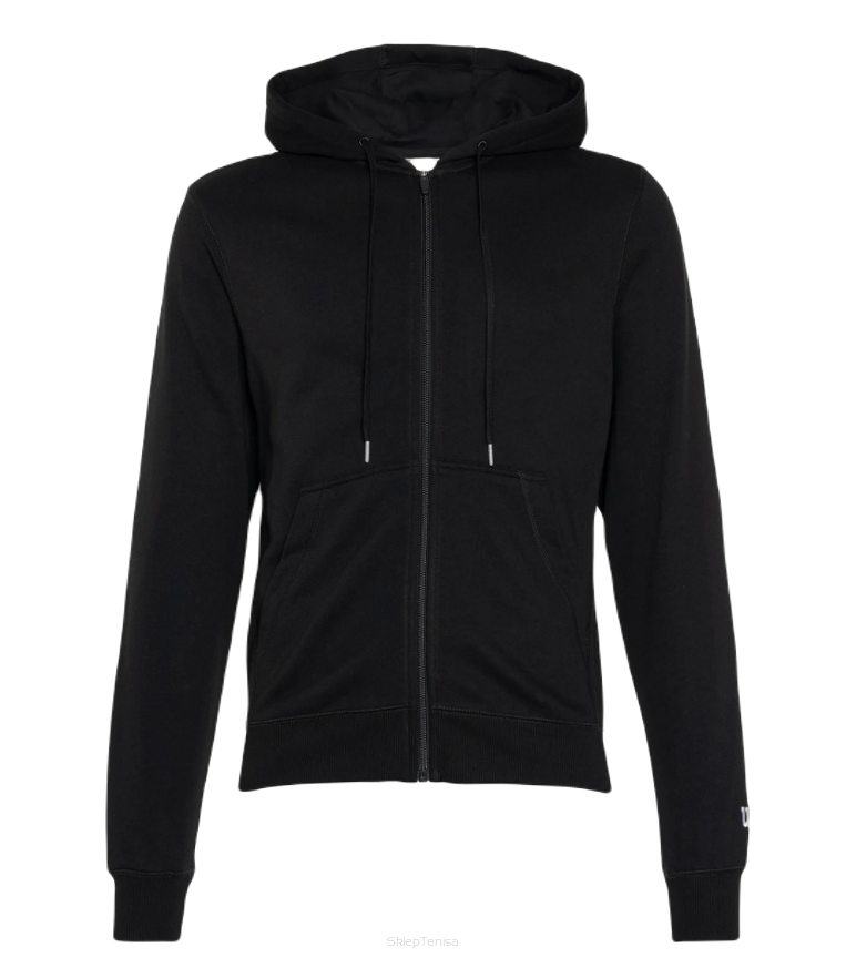 Bluza tenisowa Wilson Team Zip Hoodie czarna