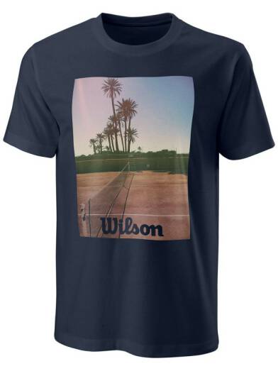 Koszulka T-shirt męski Wilson Scenic Tech Tee - czarna