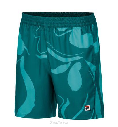 Spodenki tenisowe Fila Shorts Leo zielone