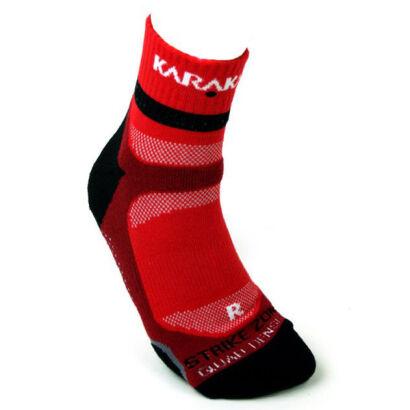 Skarpety do squasha Karakal X4 Ankle czerwono-czarne