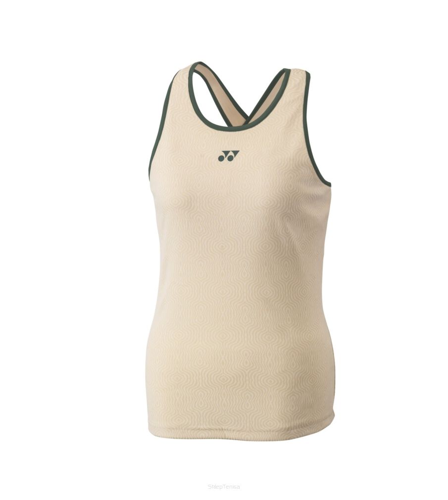 Top tenisowy Yonex RG Tank beżowy