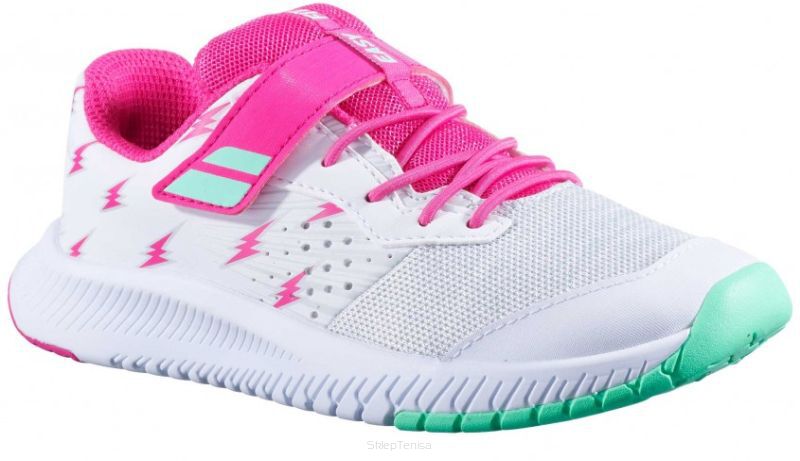 Buty Tenisowe Juniorskie Babolat Pulsion KID AC biały/różowy